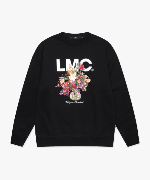 FLOWER VASE SWEATSHIRT black