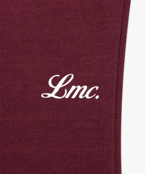WM SHIRRING BOOTS CUT SWEAT PANTS burgundy