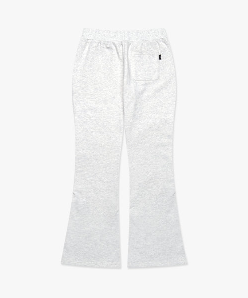 WM SHIRRING BOOTS CUT SWEAT PANTS light heather gray