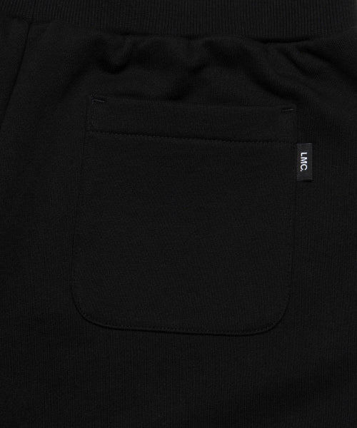WM SHIRRING BOOTS CUT SWEAT PANTS black