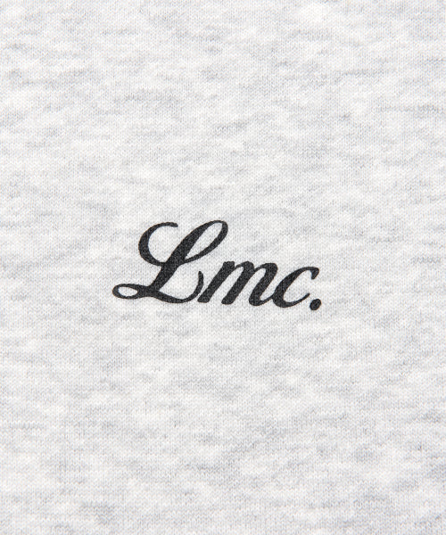 WM BACK LETTERING CROPPED HOODIE light heather gray