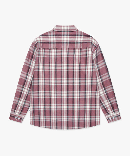 FLANNEL PLAID SHIRT pink