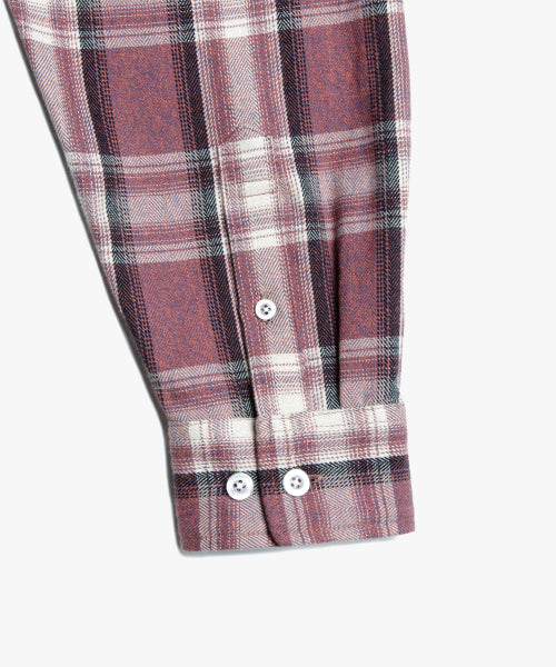 FLANNEL PLAID SHIRT pink