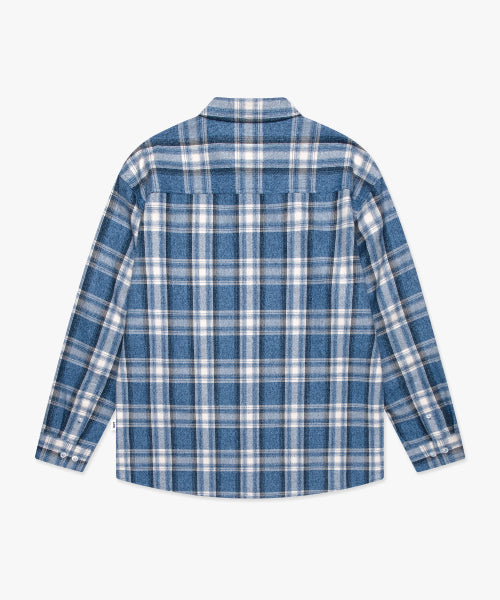 FLANNEL PLAID SHIRT blue
