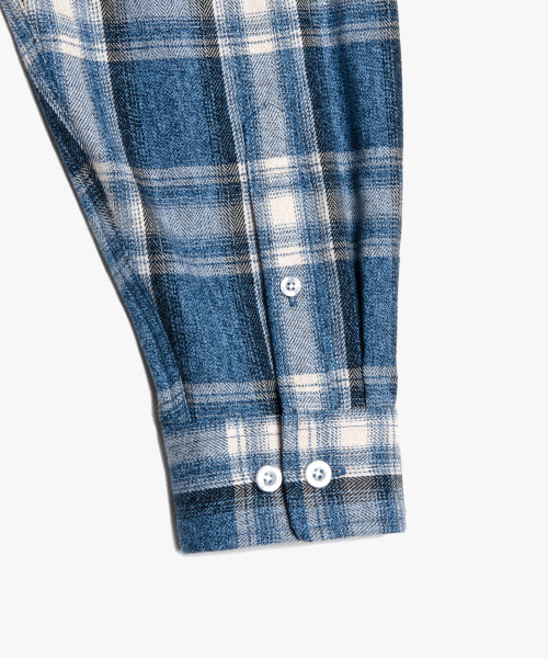 FLANNEL PLAID SHIRT blue