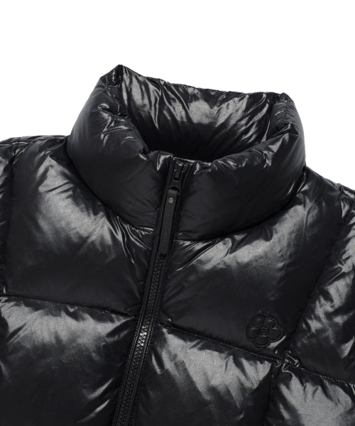 Women's Duckie Glossy Down Short Puffer Black