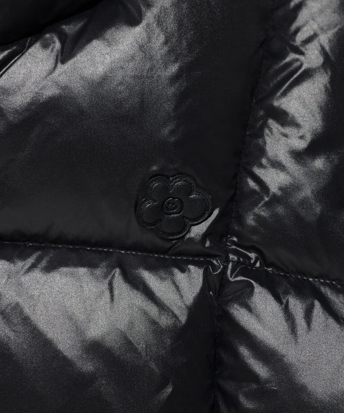 Women's Duckie Glossy Down Short Puffer Black