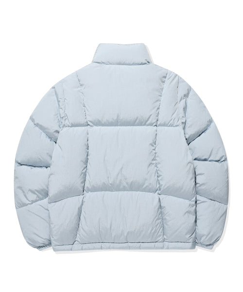 Women's Duckie Glossy Down Short Puffer Sky Blue