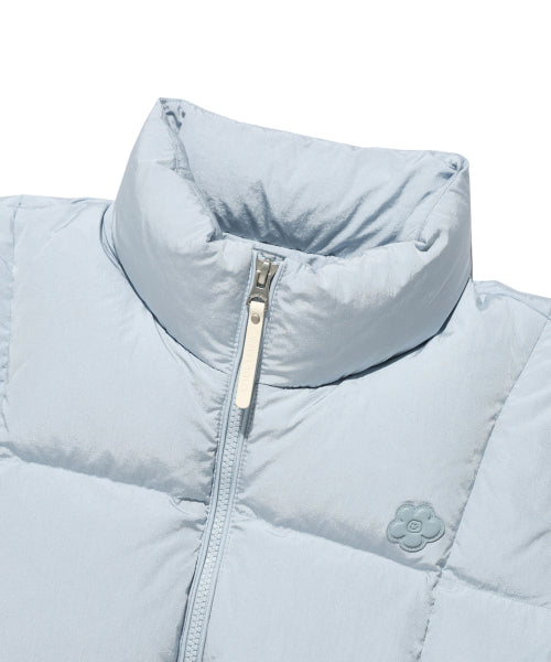 Women's Duckie Glossy Down Short Puffer Sky Blue