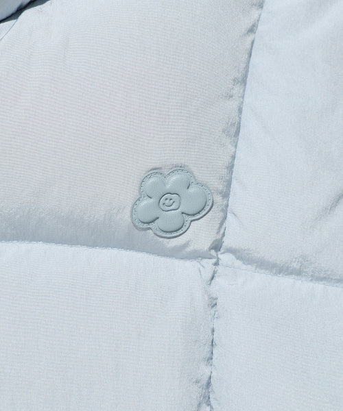 Women's Duckie Glossy Down Short Puffer Sky Blue