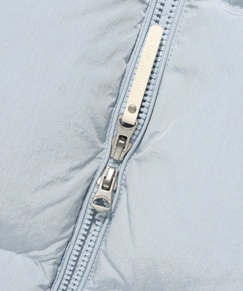 Women's Duckie Glossy Down Short Puffer Sky Blue