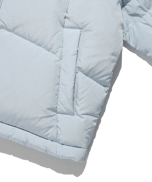 Women's Duckie Glossy Down Short Puffer Sky Blue