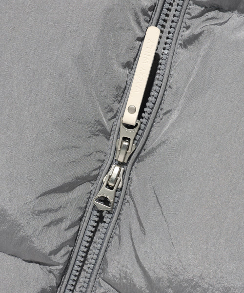 Women's Duckie Glossy Down Short Puffer Silver