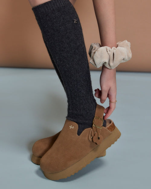 Topi Suede Clog FLOTFA3W46