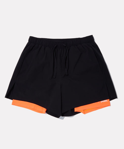 Reebok X Pular 5인치 2-in-1 러닝 쇼츠 - 블랙