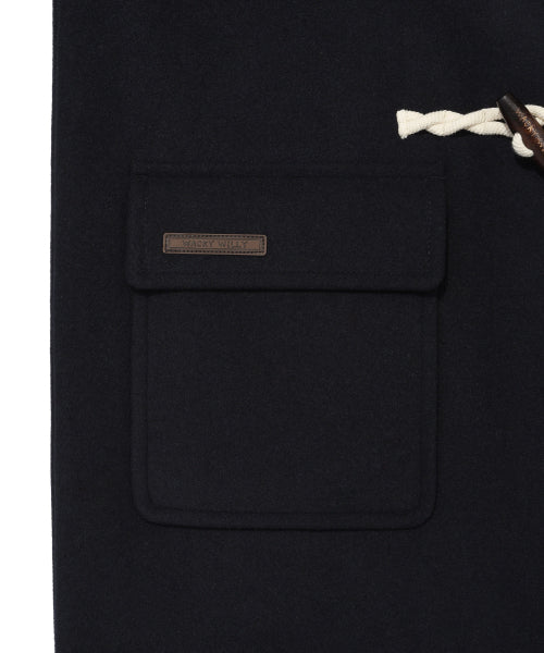 Women's Wool Duffel Midi Coat Navy
