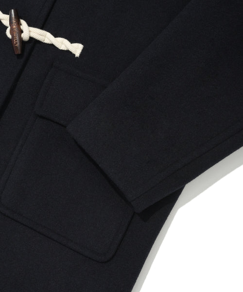 Women's Wool Duffel Midi Coat Navy