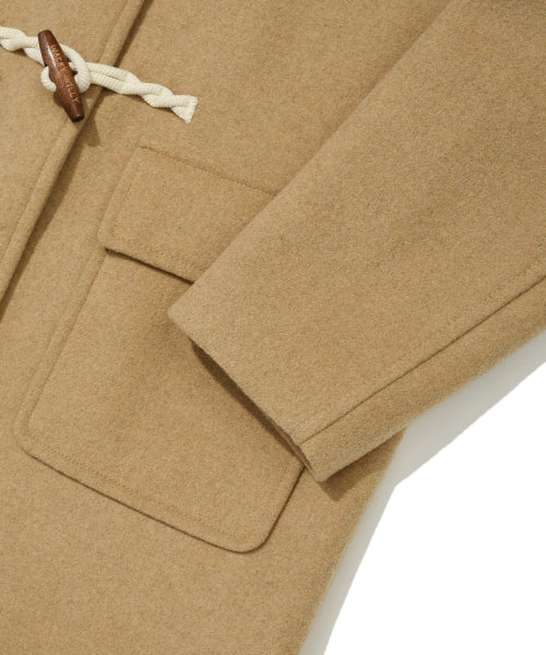 Women's Wool Duffel Midi Coat Camel