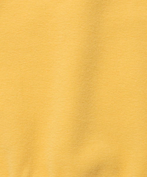 Embroidered logo hooded yellow