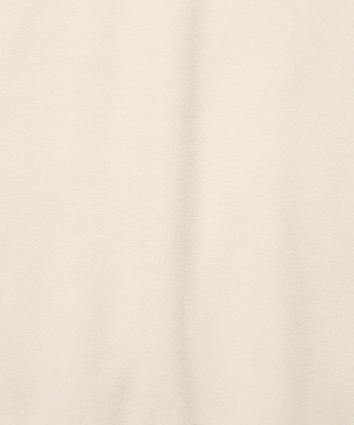 Fleece Hood Half Zip-Up Cream