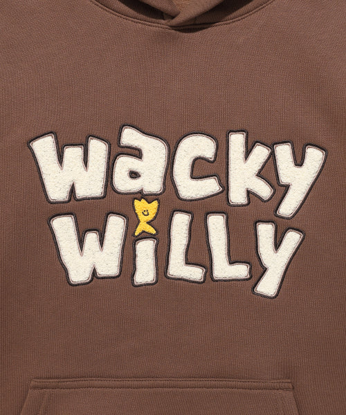 Napping typo Graphic Hooded Brown