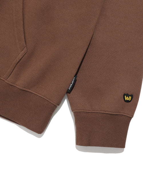 Napping typo Graphic Hooded Brown