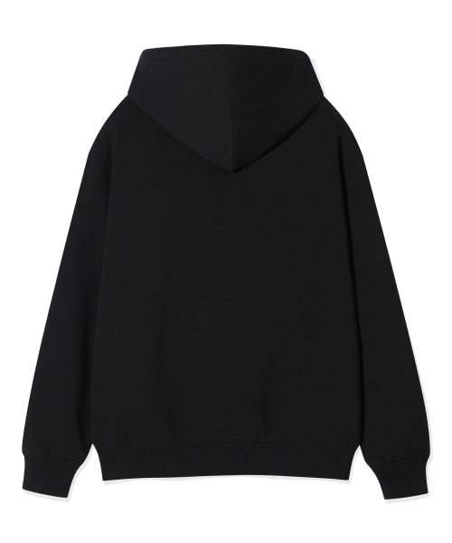 Napping typo Graphic Hooded Black