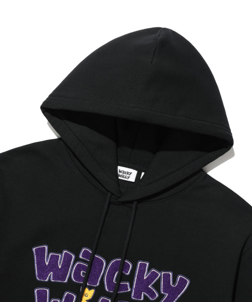 Napping typo Graphic Hooded Black