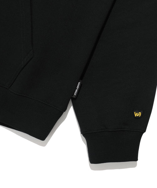 Napping typo Graphic Hooded Black