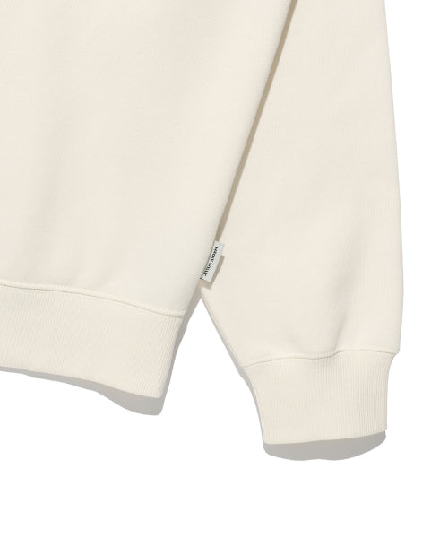 Women's boucle sweatshirt cream