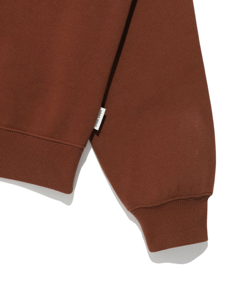 Women's boucle sweatshirt brown