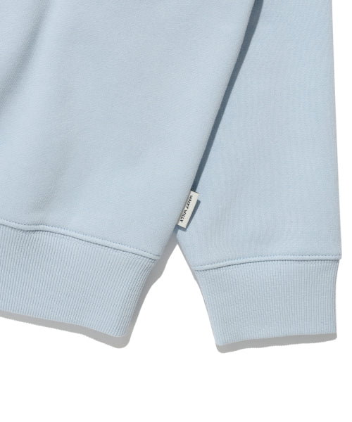 Women's typo graphic sweatshirt blue