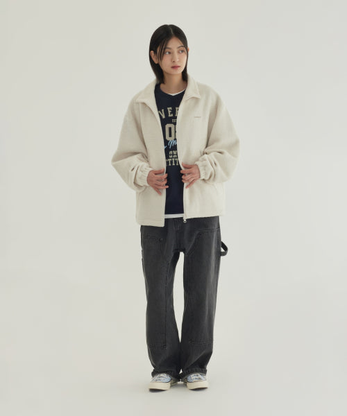 WOOL ZIP-UP JACKET
