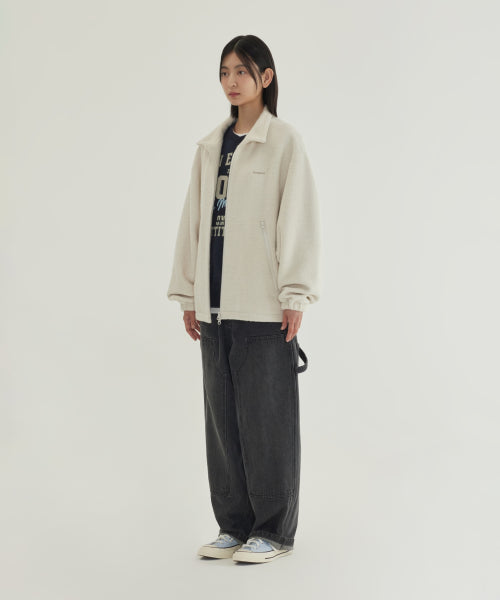 WOOL ZIP-UP JACKET