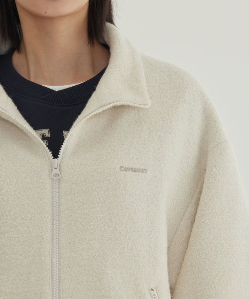 WOOL ZIP-UP JACKET