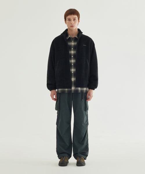 WOOL ZIP-UP JACKET