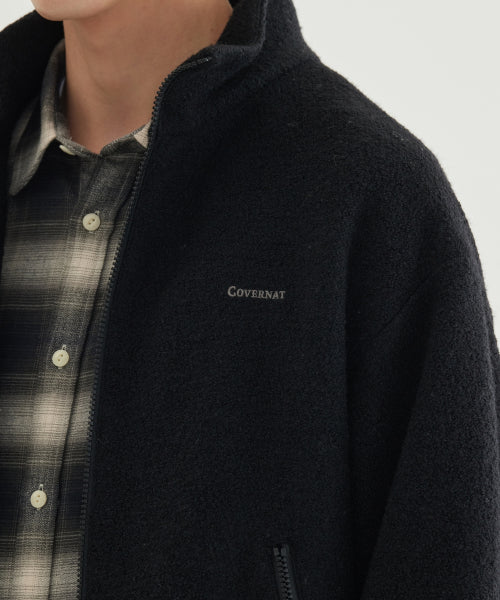 WOOL ZIP-UP JACKET