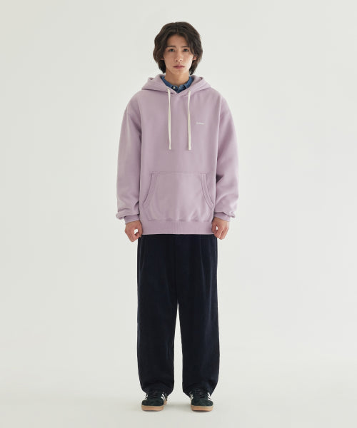 SMALL LOGO BRUSHED HOODIE