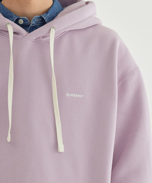 SMALL LOGO BRUSHED HOODIE