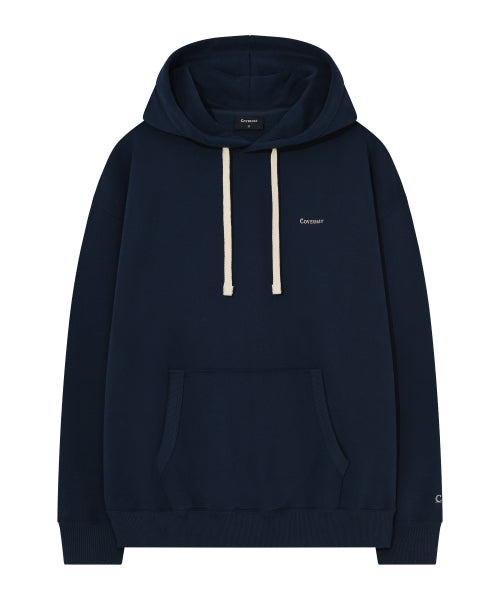 SMALL LOGO BRUSHED HOODIE