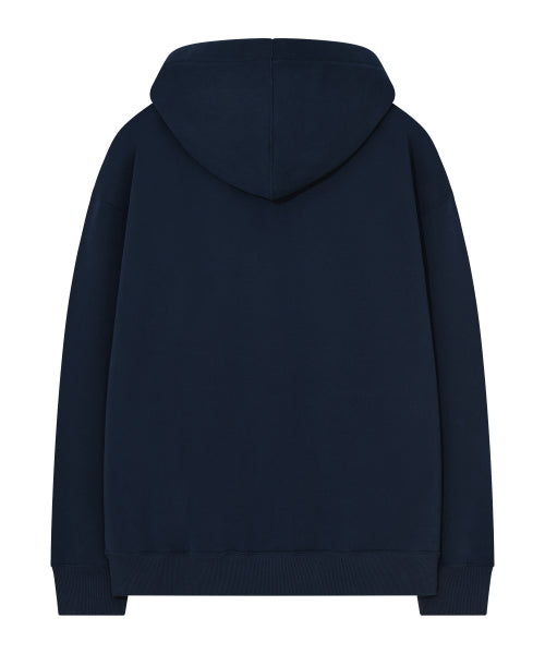 SMALL LOGO BRUSHED HOODIE