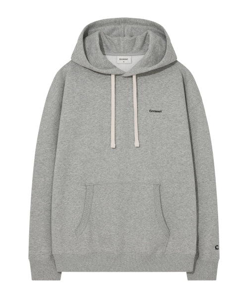 SMALL LOGO BRUSHED HOODIE