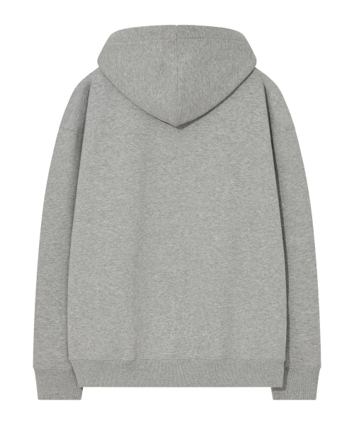 SMALL LOGO BRUSHED HOODIE