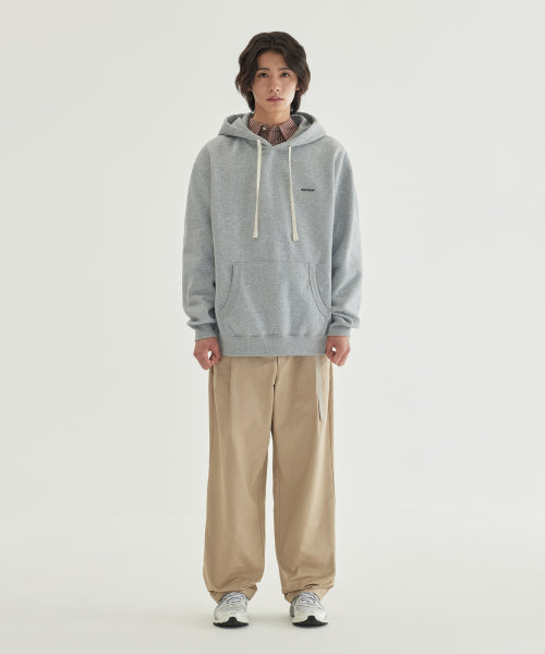 SMALL LOGO BRUSHED HOODIE