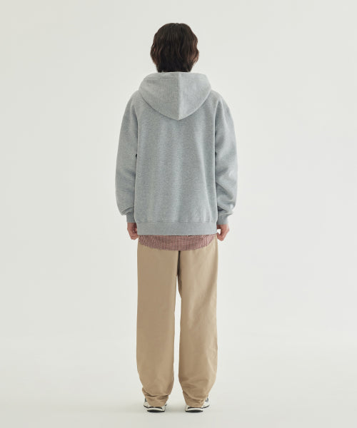 SMALL LOGO BRUSHED HOODIE
