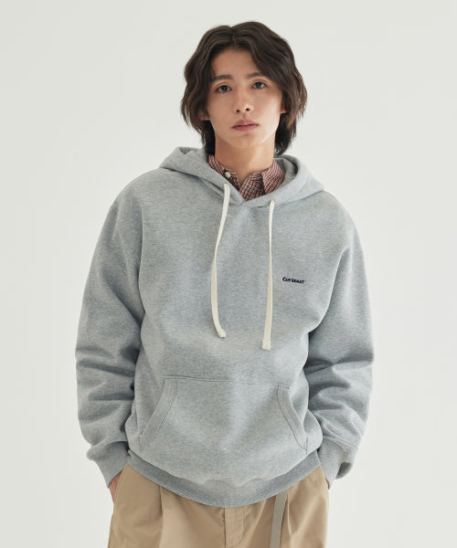 SMALL LOGO BRUSHED HOODIE