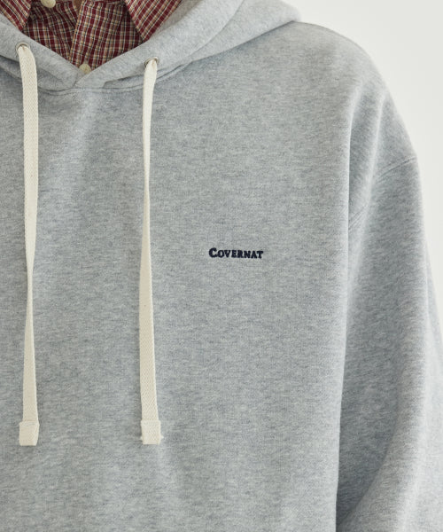 SMALL LOGO BRUSHED HOODIE