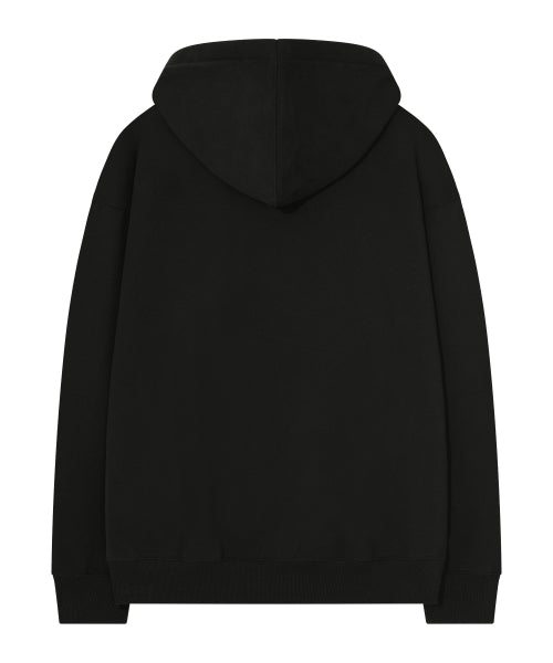 SMALL LOGO BRUSHED HOODIE
