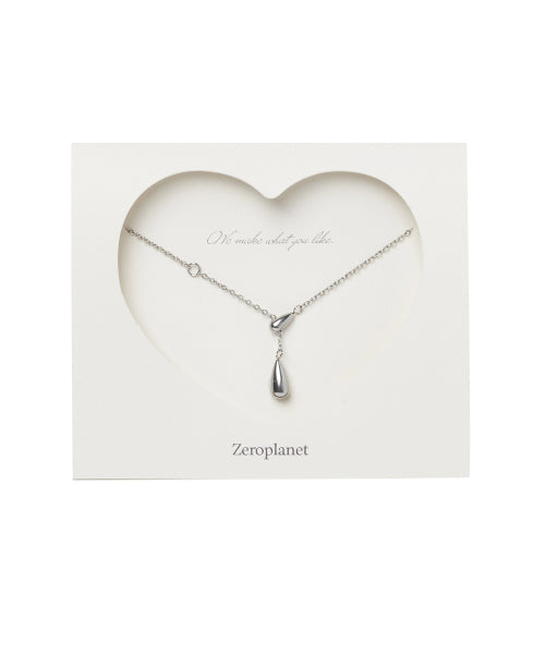Tearls Drop Necklace [SILVER]