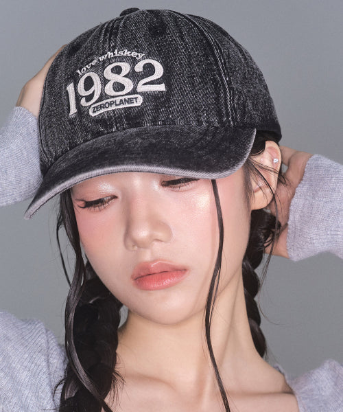 Whiskey Vintage Ball Cap [BLACK]